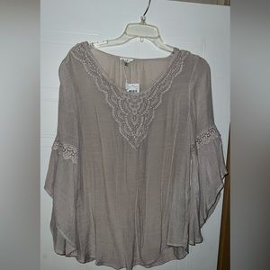 Beige top, Brand new, tag attached.